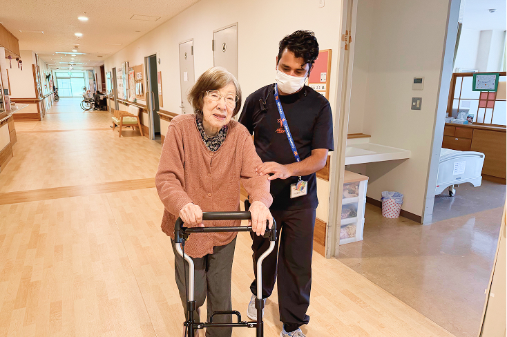 Kさん の働く様子