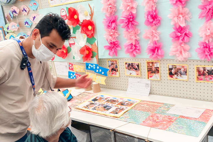 Kさん の働く様子