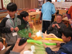 バルンアートで大喜び！！