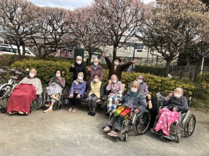 梅の花を見に行きました！