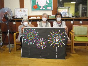 ちぎり絵講座　活動中